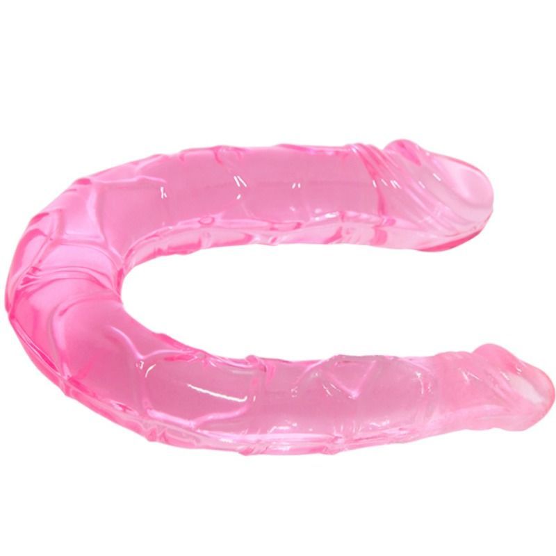 BAILE DOUBLE DONG DILDO DOBLE ROSA  