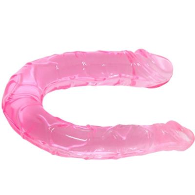 BAILE DOUBLE DONG DILDO DOBLE ROSA 