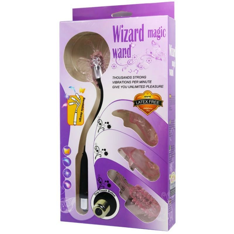 WIZARD MAGIC WAND ESTIMULADOR CON VIBRACION  