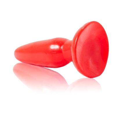 PLUG ANAL PEQUEÑO ROJO 15CM 