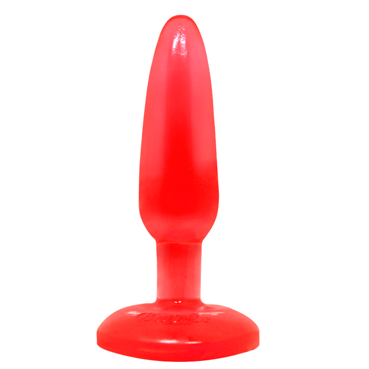 PLUG ANAL TACTO SUAVE ROJO 14.2  