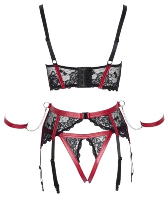 Shelf Bra Set BONDAGE L 