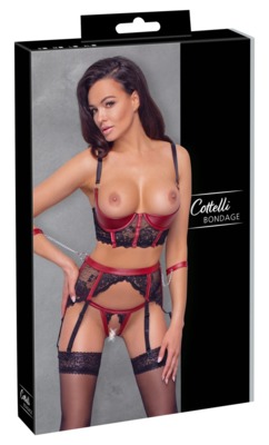 Shelf Bra Set BONDAGE L 