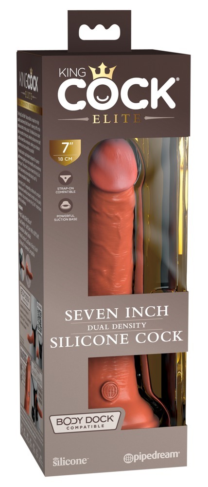 Dual Density Silicone Cock  