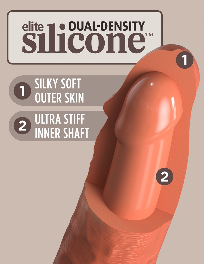 Dual Density Silicone Cock  