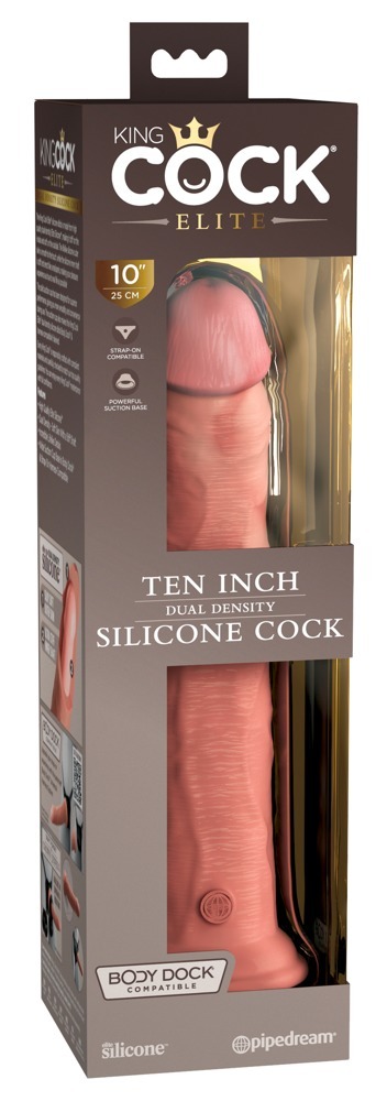 10  Dual Density Silicone Cock  