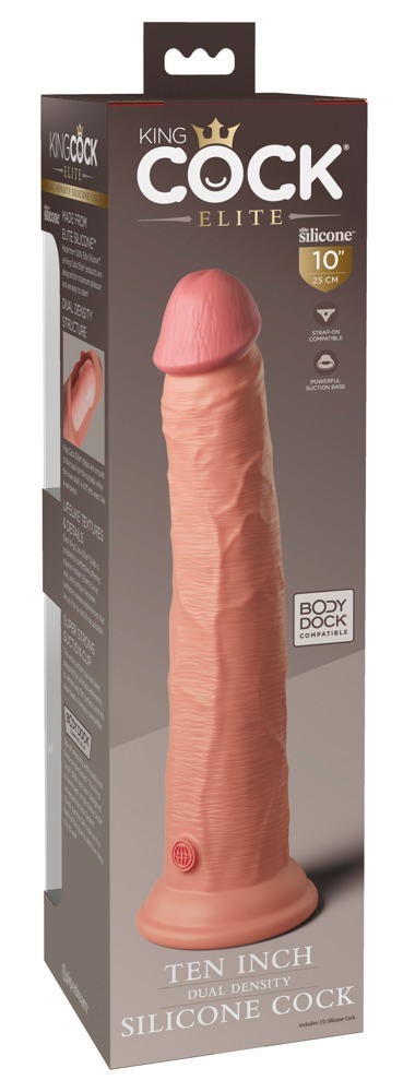 10  Dual Density Silicone Cock  