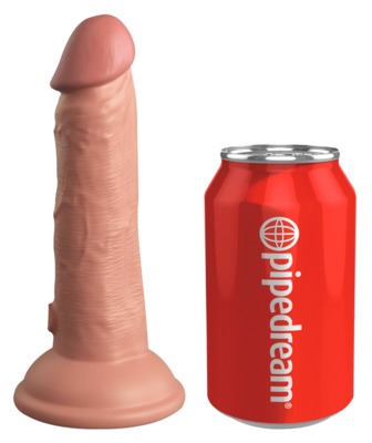 6  Vibrating + Dual Density Silicone Cock 