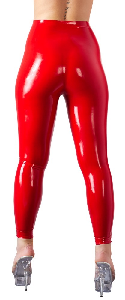 Latex Leggings rossi S  