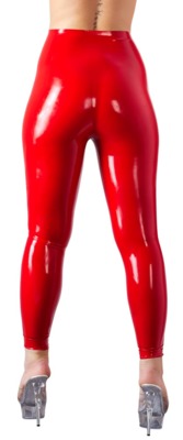 Latex Leggings rossi S 