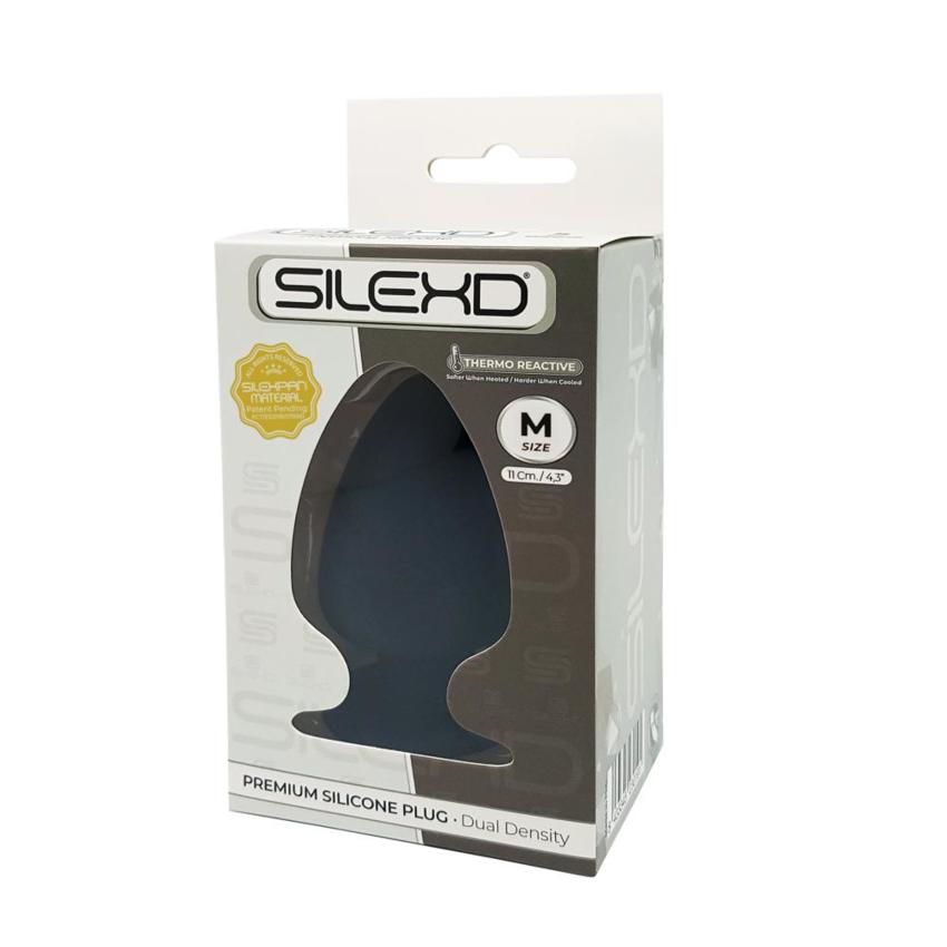 Silexd plug silicone nero M  