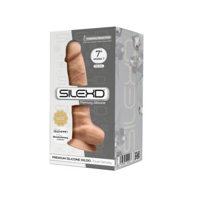 Silexd - Dildo Premium Silicone Mod.1 7'' - Color Carne 