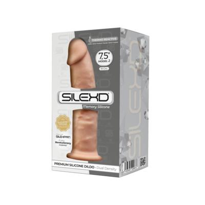 Silexd - Dildo Premium Silicone Mod.2 7,5'' - Color Carne 