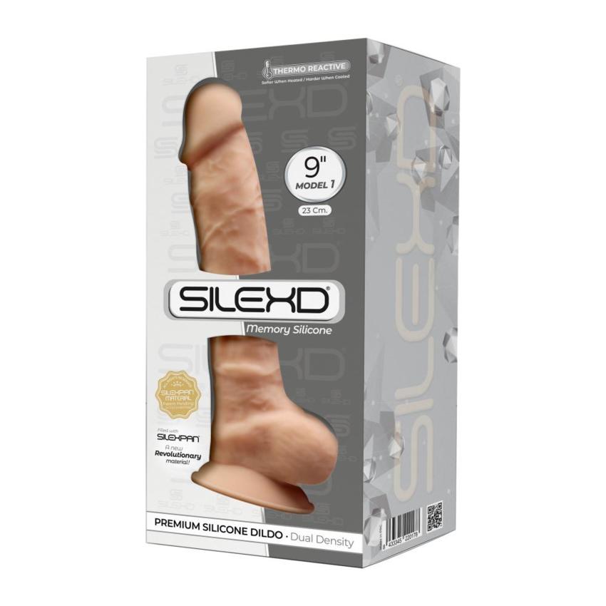 Silexd - Dildo Premium Silicone Mod.1 9'' - Color Carne  