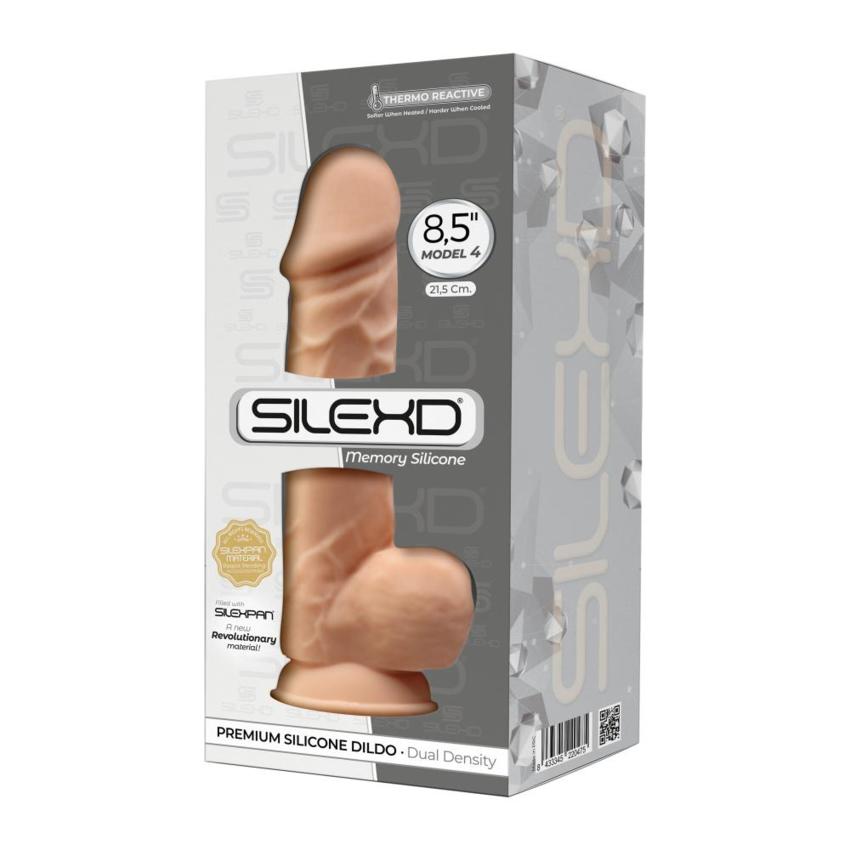 Silexd - Dildo Premium Silicone Mod.4 8,5'' - Color Carne  