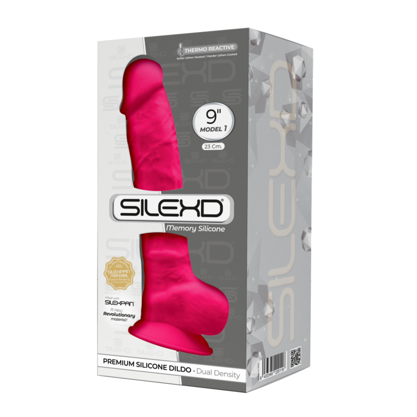 Silexd - Dildo Premium Silicone Mod.1 9'' - Rosa  