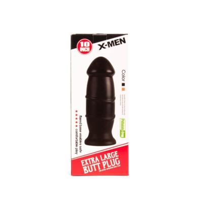 X-MEN 10 inch Butt Plug Black 