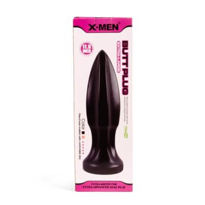 X-MEN 11.8 inch Butt Plug Black 