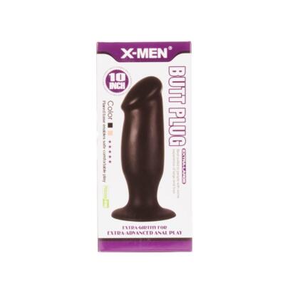 X-MEN 10 inch Butt Plug Black 