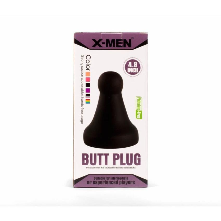 X-MEN 4.9  Butt Plug Black  