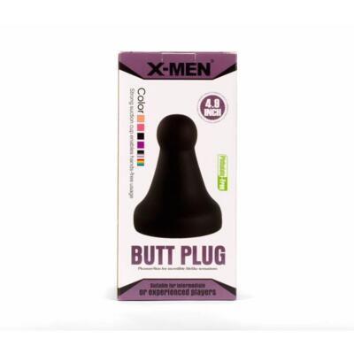 X-MEN 4.9  Butt Plug Black 