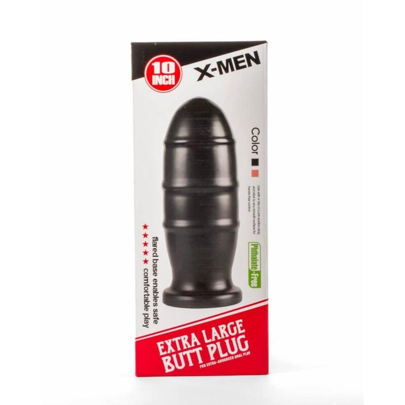 X-Men 10" Extra Large Butt Plug Black I