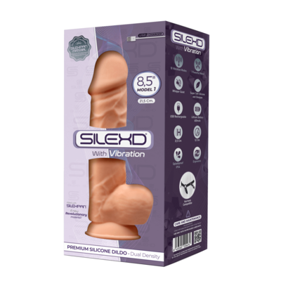 Silexd - Vibratore Premium Silicone Mod.1 8,5'' - Color Carne 