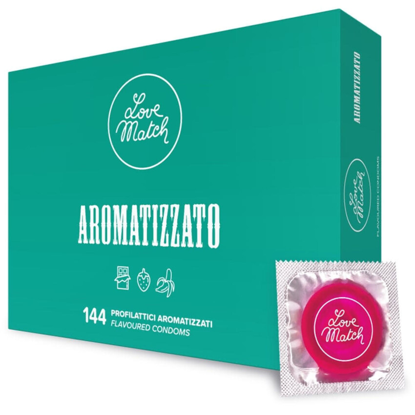 Preservativi 144 pz aromatizzato  