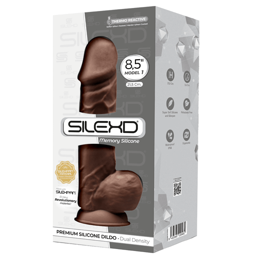 SILEXED DILDO 21,5 CM SILICONE THERMOREATTIVO  