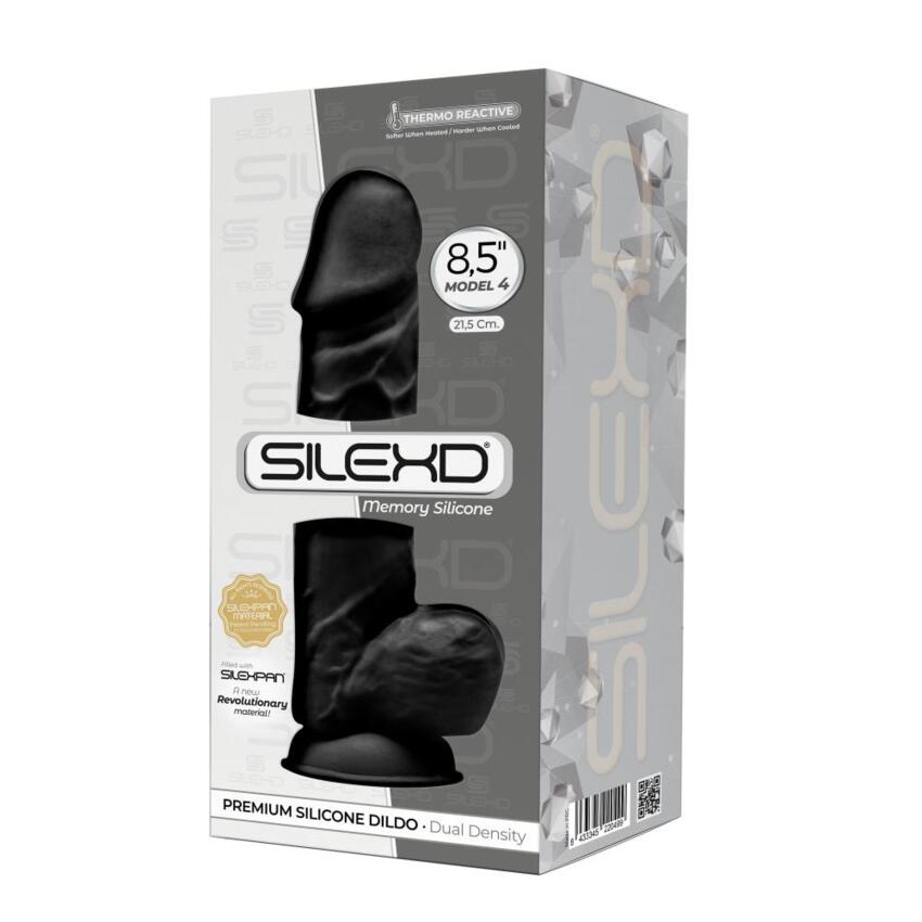 Silexd - Dildo Premium Silicone Mod.4 8,5'' - Nero  