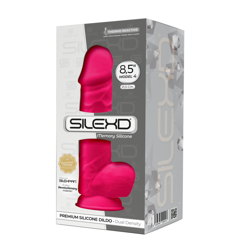 Silexd - Dildo Premium Silicone Mod.4 8,5'' - Rosa  