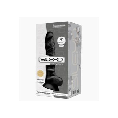 Silexd - Dildo Premium Silicone Mod.1 8'' - Nero 