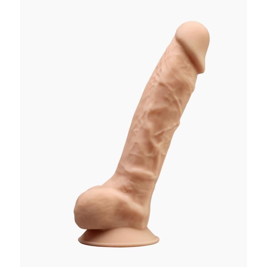 Silexd - Dildo Premium Silicone MOD.1 8'' - Color Carne  