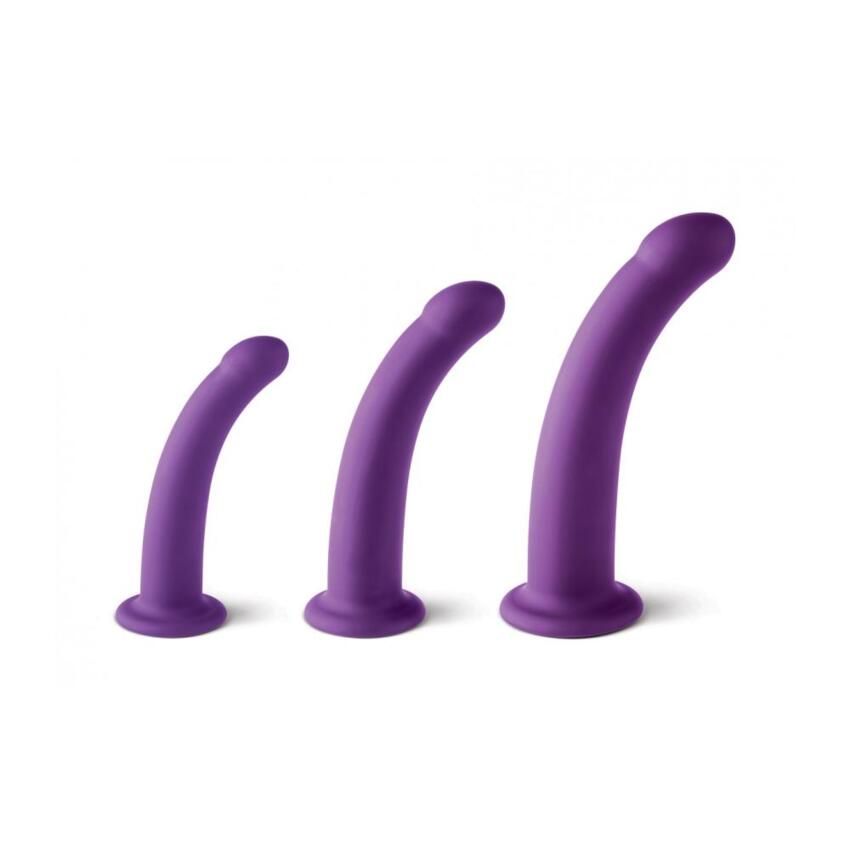 Virgite - Set Dildo Taglie S M L - Viola  