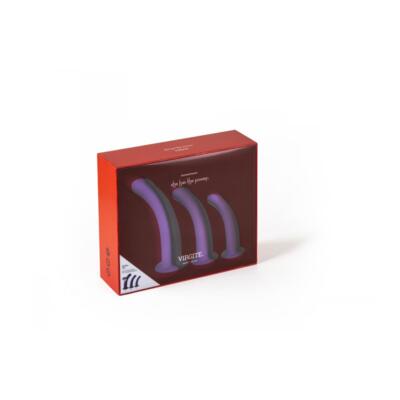 Virgite - Set Dildo Taglie S M L - Viola 