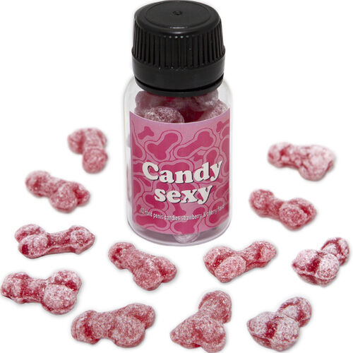 DIABLO PICANTE - CANDY SEXY VASO DA 12 GOMME GUMMY AL GUSTO FRAGOLA-CILIEGIA  