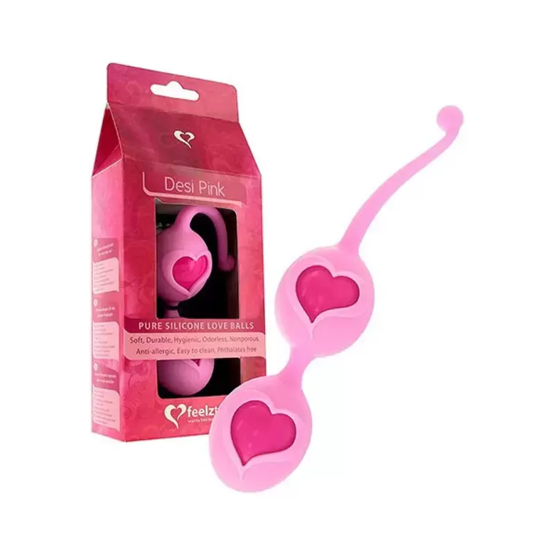 Palline vaginali cuore rosa  