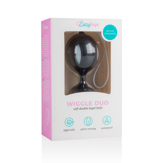 Palla Kegel Wiggle Duo - Nero/Bianco  