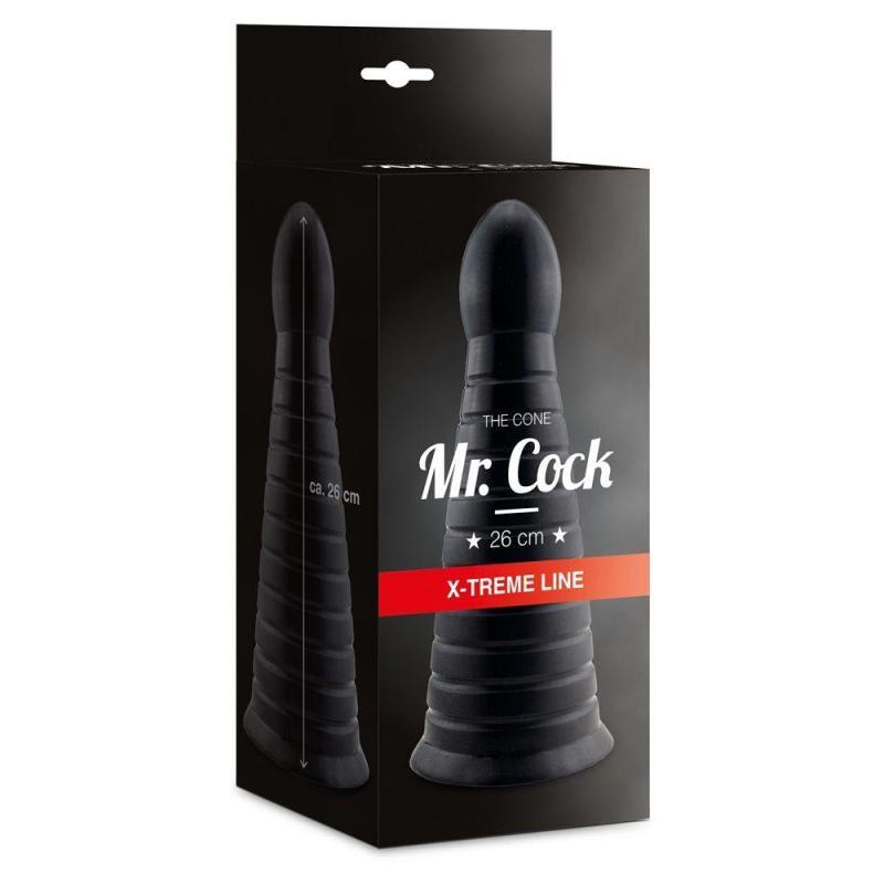 Mr Cock X-Treme Line Cone Analplug Black 26cm  