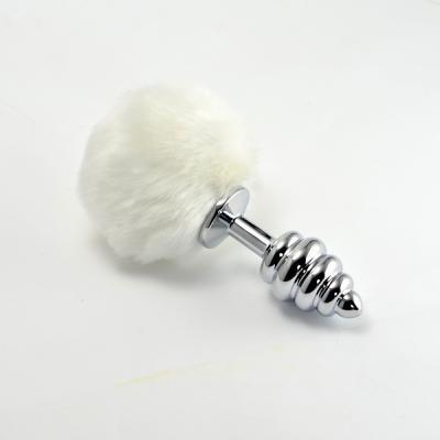 Plug con pompon White  