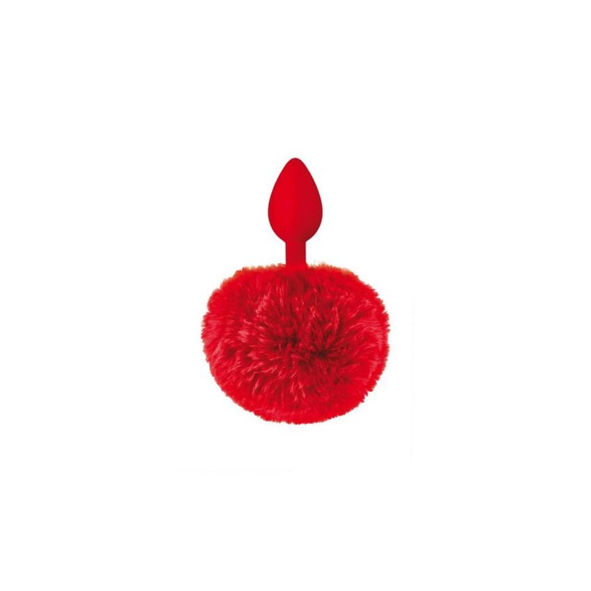 Plug con pompom rosso  