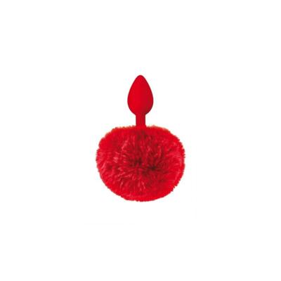 Plug con pompom rosso 