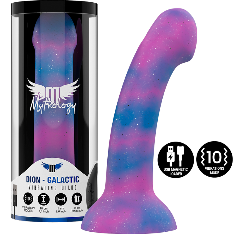 MYTHOLOGY DION GALACTIC DILDO M - VIBRATORE WATCHME TECNOLOGIA WIRELESS COMPATIBILE  