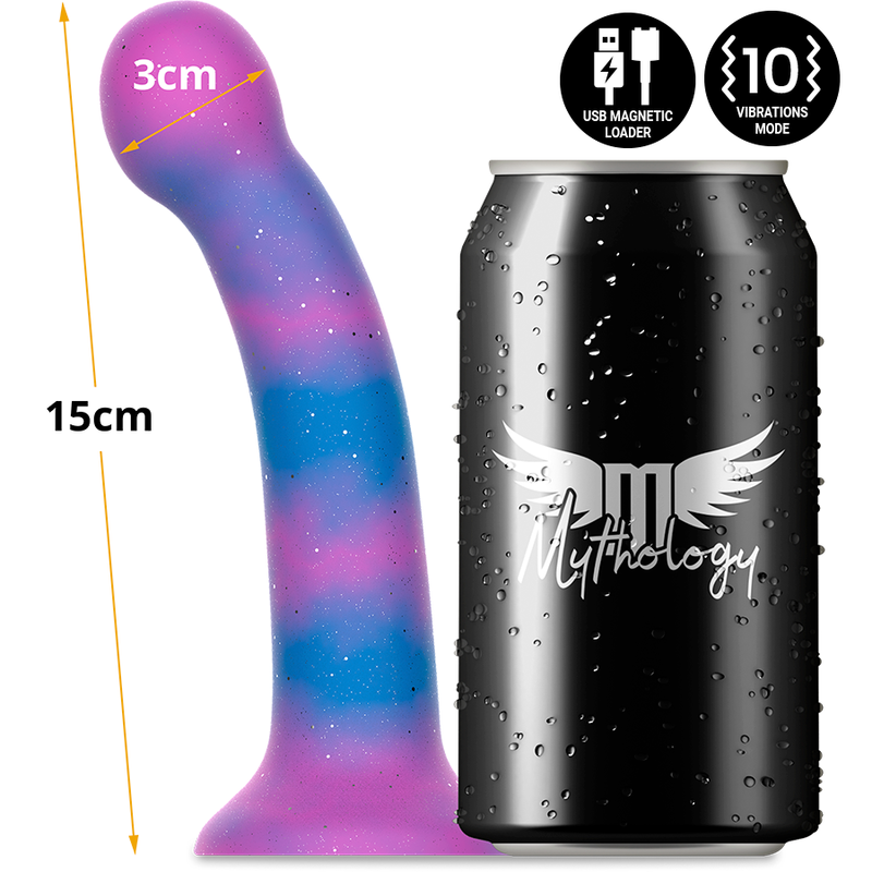 MYTHOLOGY DION GALACTIC DILDO S - VIBRATORE WATCHME COMPATIBILE CON TECNOLOGIA WIRELESS  