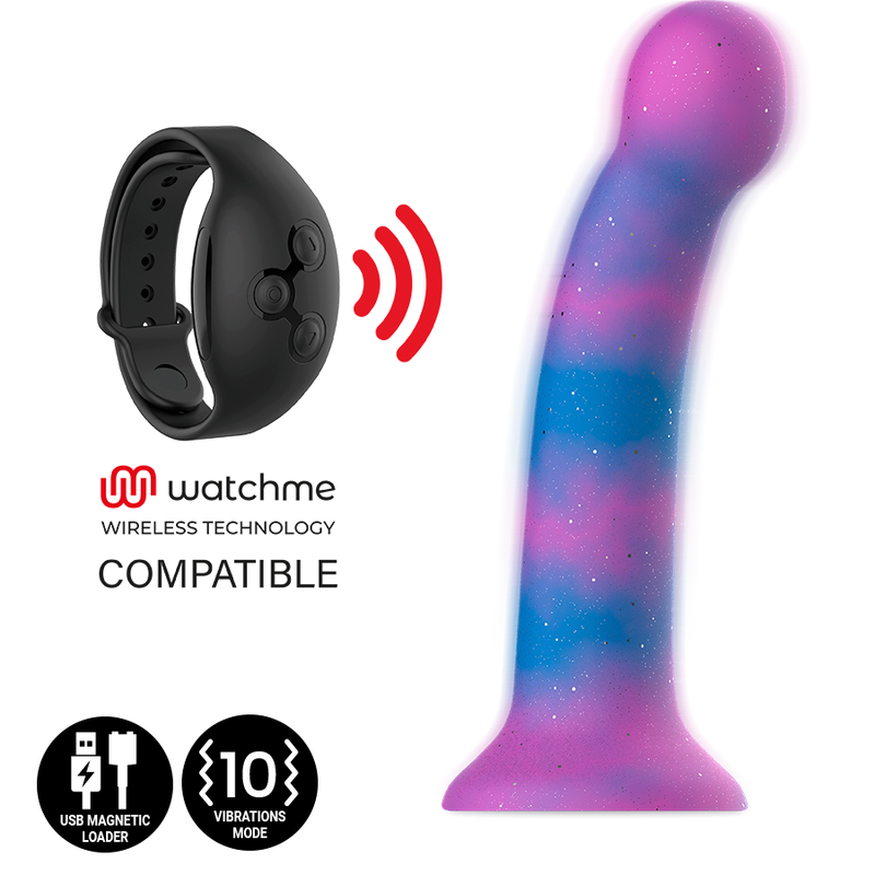 MYTHOLOGY DION GALACTIC DILDO S - VIBRATORE WATCHME COMPATIBILE CON TECNOLOGIA WIRELESS  