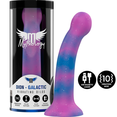 MYTHOLOGY DION GALACTIC DILDO S - VIBRATORE WATCHME COMPATIBILE CON TECNOLOGIA WIRELESS 