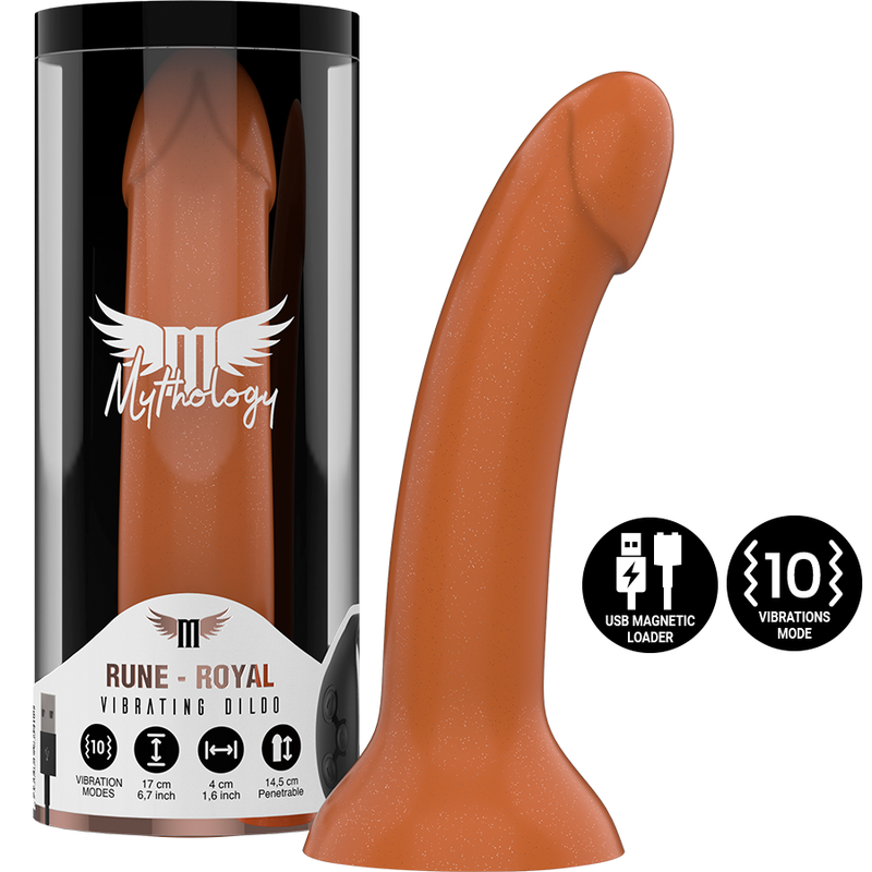 MYTHOLOGY RUNE ROYAL DILDO M - VIBRATORE WATCHME TECNOLOGIA WIRELESS COMPATIBILE  