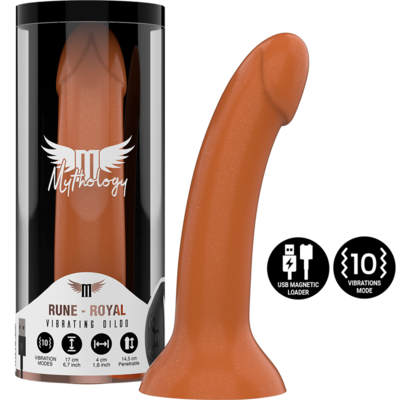 MYTHOLOGY RUNE ROYAL DILDO M - VIBRATORE WATCHME TECNOLOGIA WIRELESS COMPATIBILE 