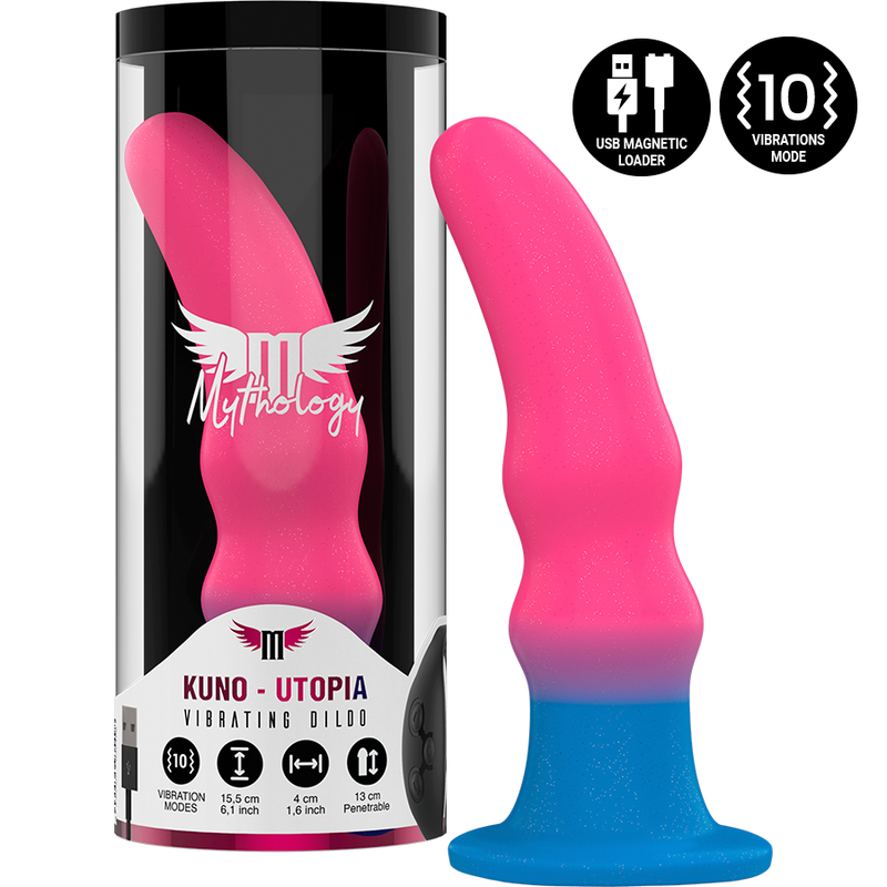 MYTHOLOGY KUNO UTOPIA DILDO M - VIBRATORE WATCHME TECNOLOGIA WIRELESS COMPATIBILE  