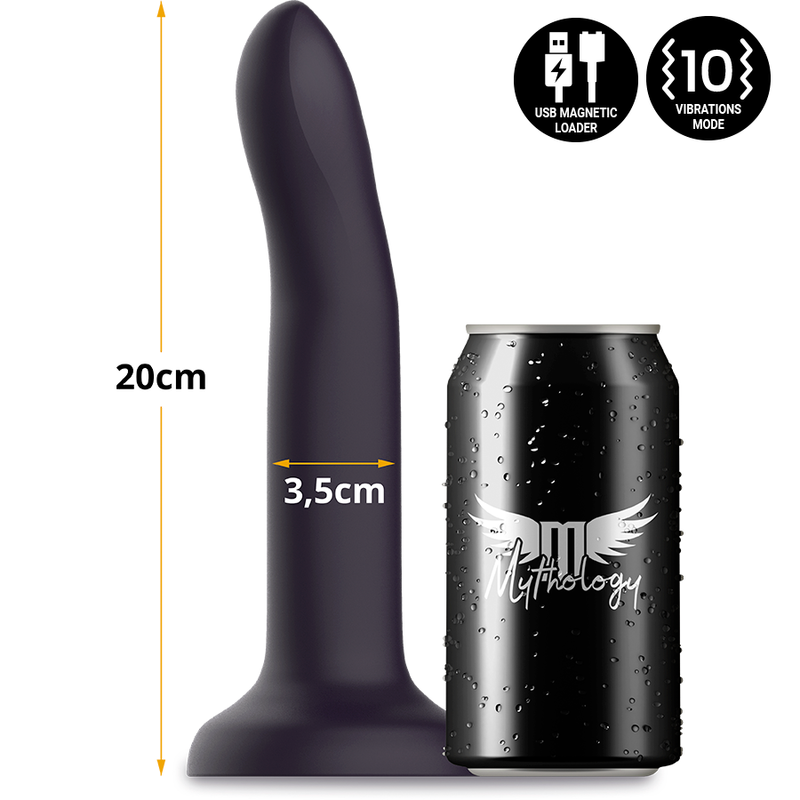 MYTHOLOGY DILDO L - VIBRATORE WATCHME TECNOLOGIA WIRELESS COMPATIBILE  